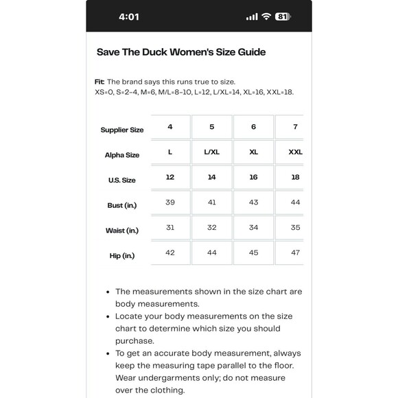 SAVE THE DUCK Black Dorothy Quilted Removable Hood Puffer Jacket NWT Size 5 L/XL - Picture 12 of 12